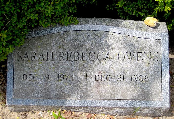 Sarah Rebecca Tombstone