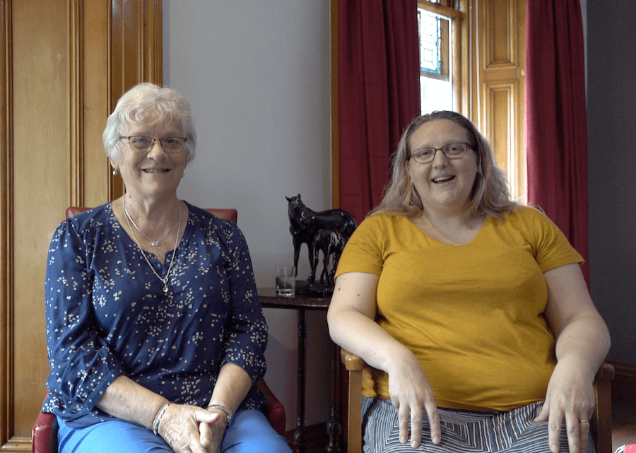 Jackie and Gilly Moffat