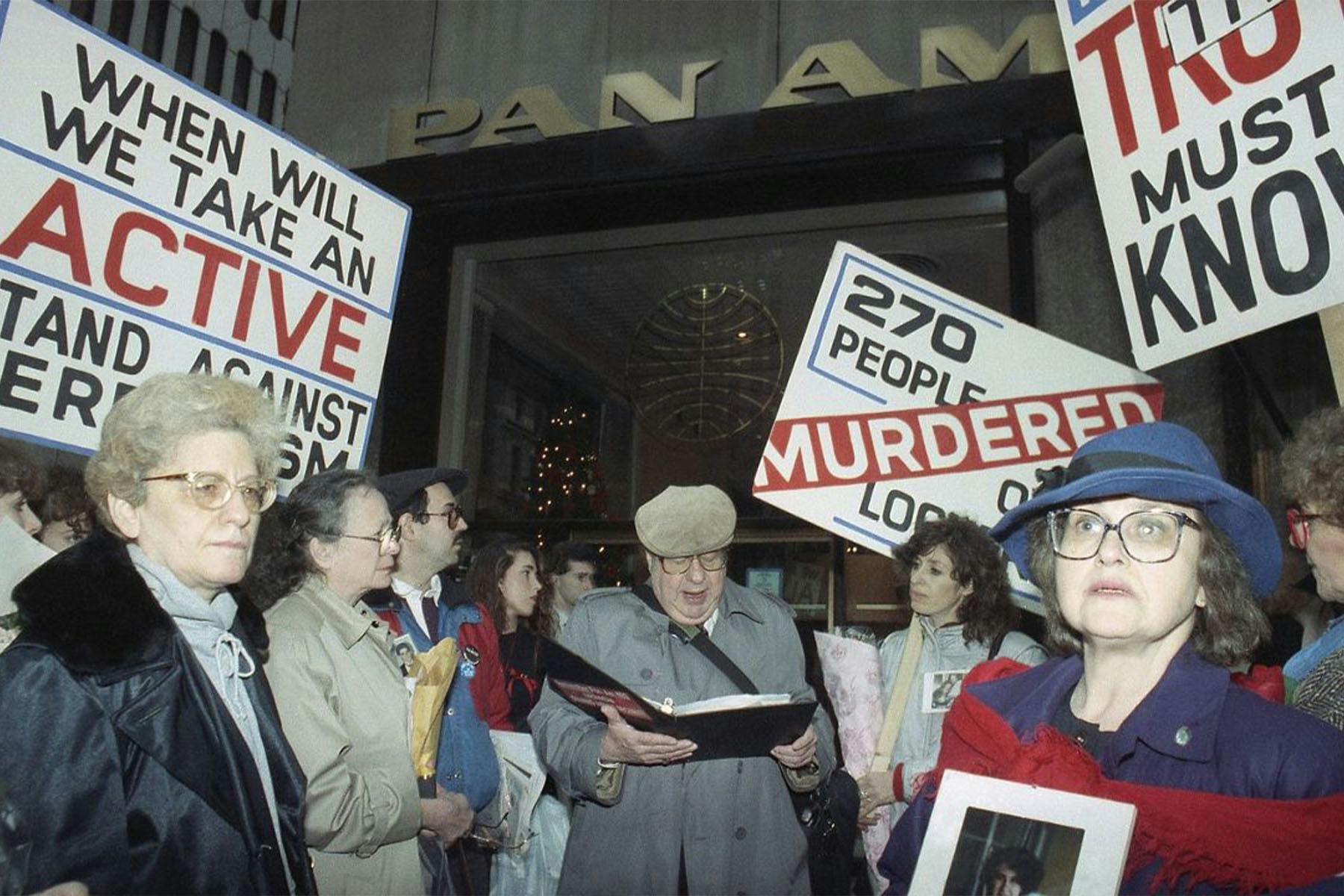 Protest Outside Pan Am Headquarters 