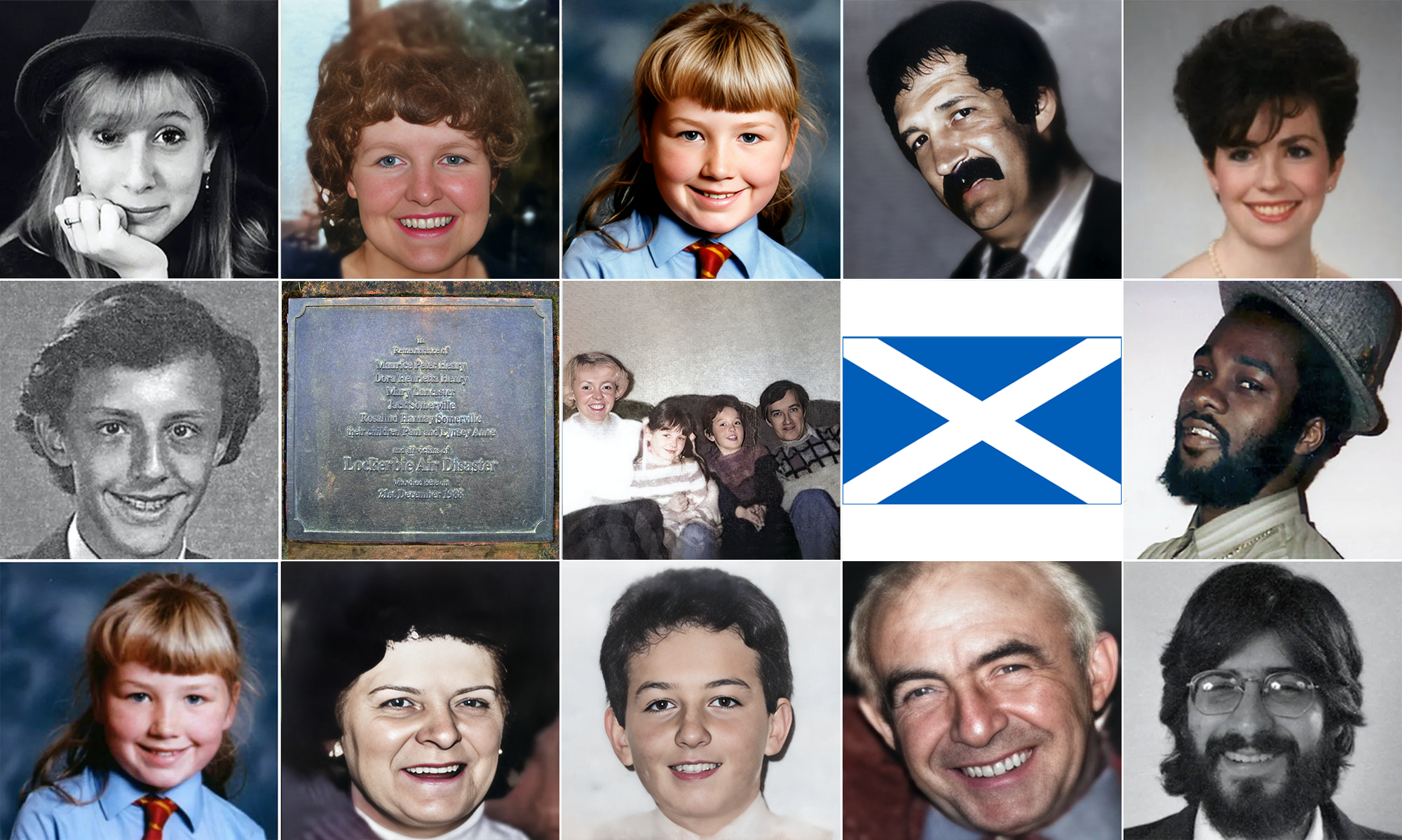 Collage Lockerbie Victims.