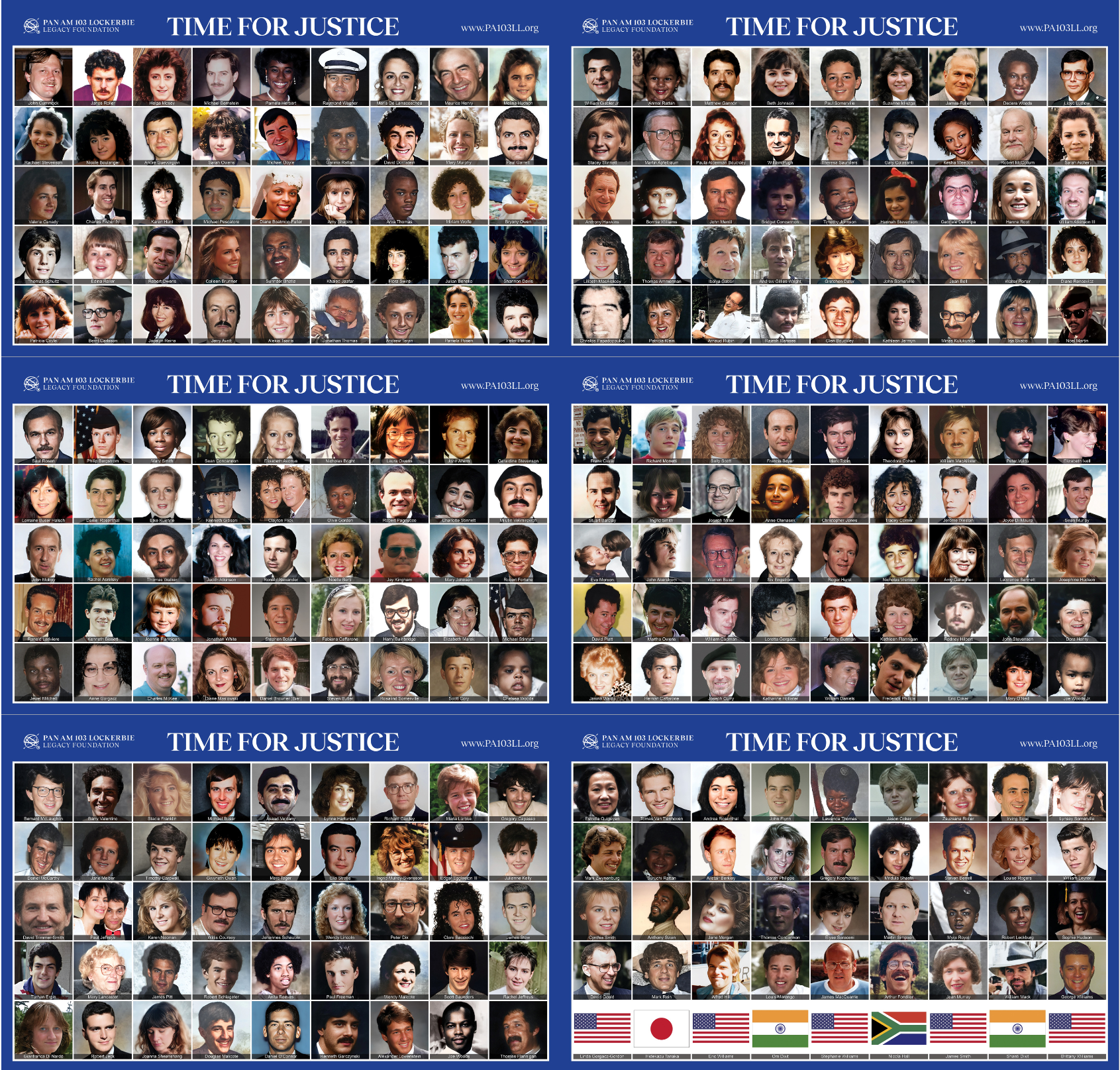 Terror Victims Photo Gallery Revealed to Scottish & U.S. Law Enforcement