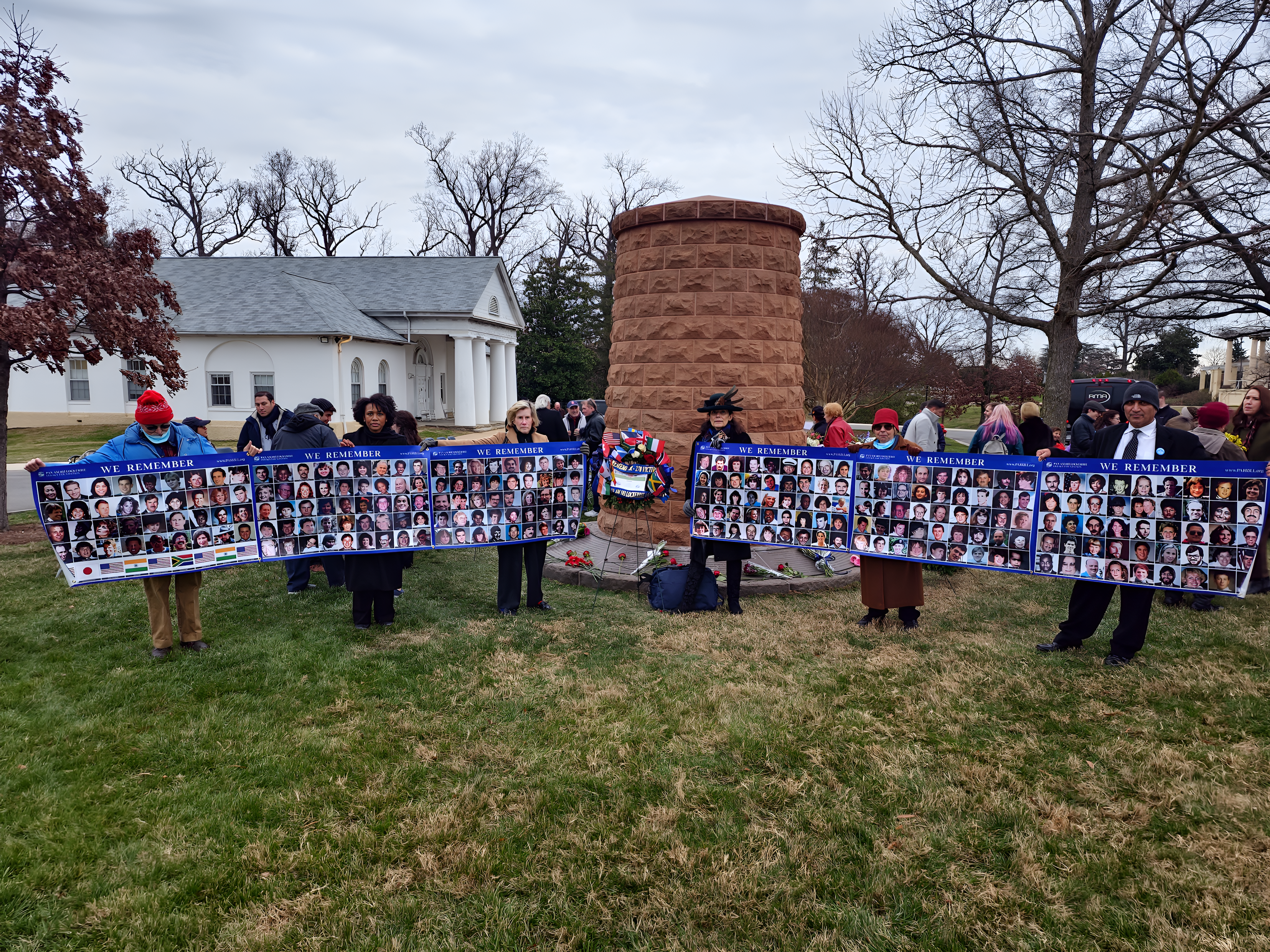 PA103LLF presents We Remember banners at Arlington National Cemetery